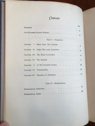 History of Charleston County, South Carolina, Narrative and Biographical