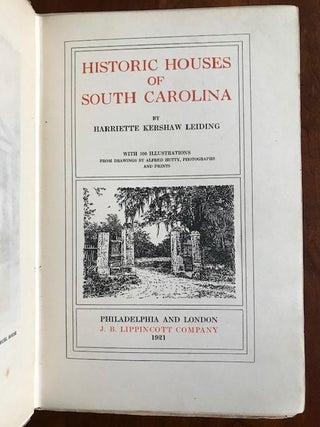 Historic Houses of South Carolina