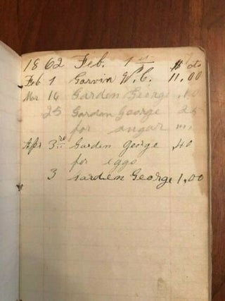 Handwritten CONFEDERATE Civil War Diary of Pvt. John G. McCall, 22nd North Carolina Infantry Regiment, Company B, "McDowell Rifles"