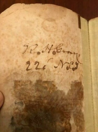 Regulations for the Army of the Confederate States, 1863. Personal Copy of Robert Harper Gray, Co. I, 22nd NCT from Randolph County, North Carolina