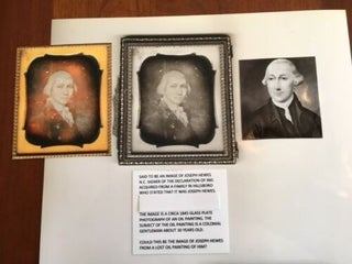 Possible Lost Image of North Carolina Declaration of Independence Signer JOSEPH HEWES