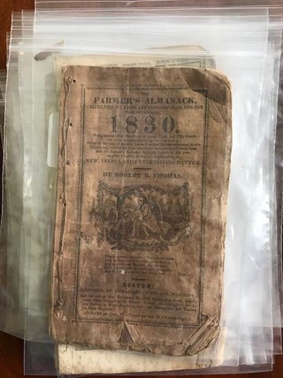 The Farmer's Almanack: The Old Farmer's Almanac (1812-1899), No. 20-107. (Consecutive Run of 88 issues)