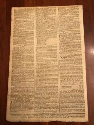 1776 Revolutionary War Edinburgh Newspaper G. WASHINGTON Boston Battle Accounts