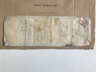 David Ramsay (Charleston, SOUTH CAROLINA Physician & Historian) Promissory Note SIGNED One Month Before His Death.