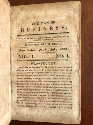 The Man of Business, or, Every Man's Law Book : showing how to execute properly all deeds and writings obligatory, with approved forms and precedents suited to every class of cases according to modern practice : interspersed with legal advice, useful statistics, tables for reference, improving anecdotes, scientific suggestions, &c. &c. : the whole intended to form a book of convenient reference and a safe guide to all classes in the community, whether public officers, or private citizens