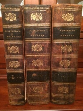 Item #100118 Memoirs of My Own Times. In Three Volumes. General James Wilkinson