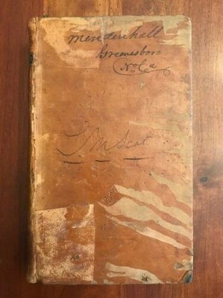 1805 Noth Carolina Law Book SIGNED by Cyrus Mendenhall, Founder Greensboro Female Academy, now Greensboro College