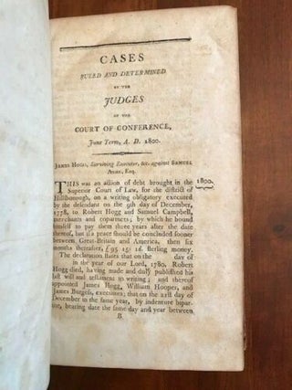 1805 Noth Carolina Law Book SIGNED by Cyrus Mendenhall, Founder Greensboro Female Academy, now Greensboro College