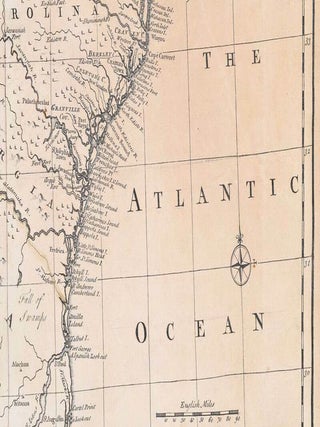 A New & Accurate Map of the Provinces of North & South Carolina, Georgia, & Florda. drawn from late surveys and regulated by Astronl. Observatns