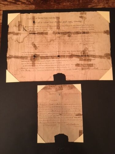 Item #100149 1778 North Carolina Duplin County Land Grant, SIGNED by Richard Caswell, 1st Governor of North Carolina