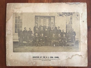 Item #100162 Vintage Photo of the Ministers of the E.L. Tennessee Synod, Convened at Holly Grove...