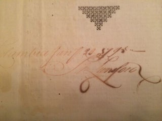Acts, ordinances, and resolves, of the General Assembly of the state of South-Carolina, passed in March, 1789. SIGNED by SC Revolutionary War Captain Swanson Lunsford