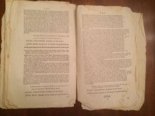 Acts, ordinances, and resolves, of the General Assembly of the state of South-Carolina, passed in March, 1789. SIGNED by SC Revolutionary War Captain Swanson Lunsford