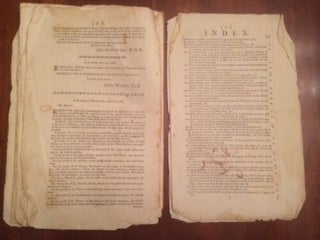 Acts, ordinances, and resolves, of the General Assembly of the state of South-Carolina, passed in March, 1789. SIGNED by SC Revolutionary War Captain Swanson Lunsford