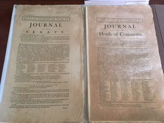 Item #100210 Journal of the House of Commons. State of North Carolina, together with, Journal of...