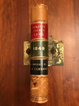 Item #100359 Public, Local and Private Laws of North Carolina pertaining to Forsyth County from...