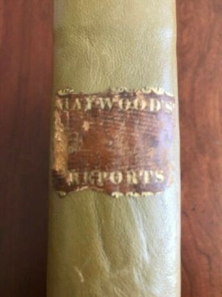 Reports of Cases Argued and Adjudged in the Court of Errors and Appeals of the State of Tennessee, from the Year 1816 to 1817. Vol. III.