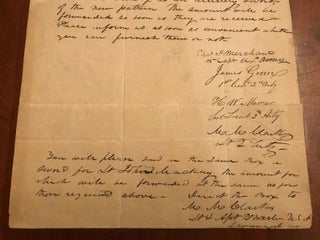 1834 Savannah GEORGIA Letter to Nathan AMES Requesting Artillery Swords, WEAPONS
