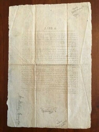 A Bill to Alter the Mode of Electing Sheriffs, and to Vest the Right Thereof in the Free People of This State.