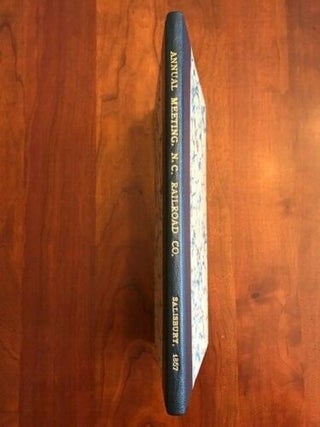 Proceedings of the Eighth Annual Meeting of the Stockholders of the North Carolina Rail Road Company, Held at Salisbury, on the 9th of July, 1857.