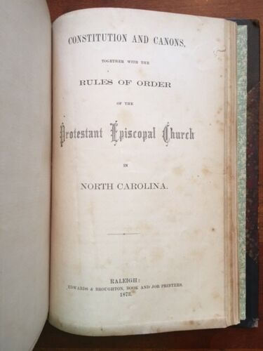Item #100542 Sammelband of 14 Religious & Theology Pamphlets, 1873-1892, mostly North Carolina interest.