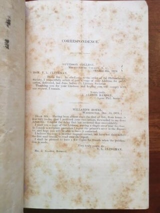 Sammelband of 14 Religious & Theology Pamphlets, 1873-1892, mostly North Carolina interest.