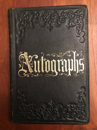 Item #100583 Autograph Album of University of North Carolina (Chapel Hill) Students, 1858-1860. ...