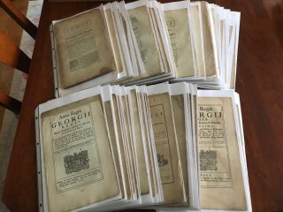 Item #100636 Original Acts of Parliament relating PUBLIC WORKS (Lot of 553). Acts of Parliament