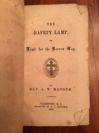 The Safety Lamp, or, Light for the Narrow Way