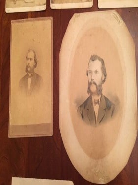 Collection of Portrait Photographs of Charleston, South Carolina Circular Church Reverend William H. Adams and His Family