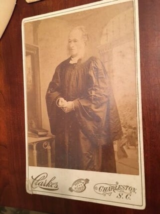 Collection of Portrait Photographs of Charleston, South Carolina Circular Church Reverend William H. Adams and His Family