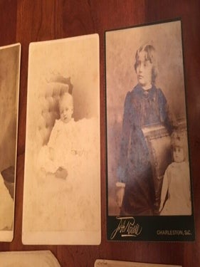 Collection of Portrait Photographs of Charleston, South Carolina Circular Church Reverend William H. Adams and His Family