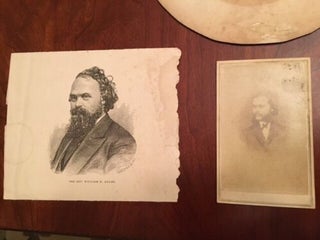 Collection of Portrait Photographs of Charleston, South Carolina Circular Church Reverend William H. Adams and His Family