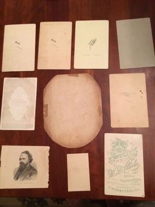 Collection of Portrait Photographs of Charleston, South Carolina Circular Church Reverend William H. Adams and His Family
