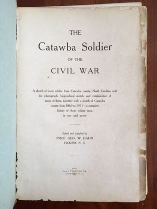 Catawba Soldier of the Civil War