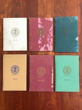 Item #100722 Lot of 6 Carolina Yacht Club (Charleston, South Carolina) Member Books 1954-1961....