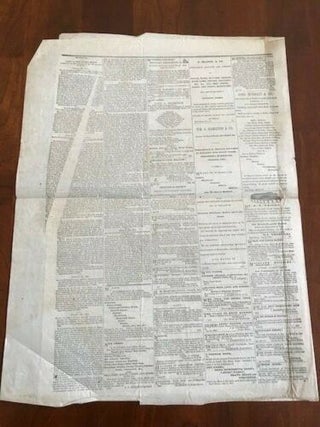 1864 North Carolina Times CIVIL WAR Newspaper expressing Support of LINCOLN, New Bern