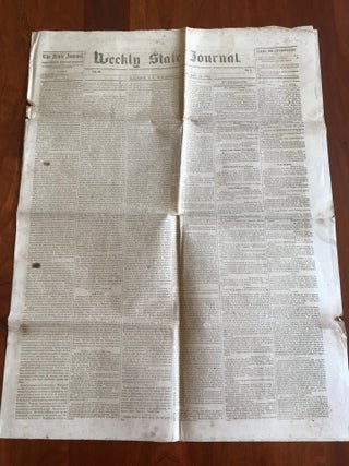 Item #100792 The Weekly State Journal, Raleigh, North Carolina, January 14, 1863