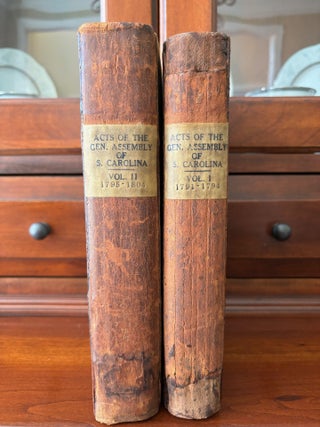 Item #100916 ACTS OF THE GENERAL ASSEMBLY OF THE STATE OF SOUTH-CAROLINA, from February, 1791, to...