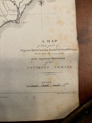 A Map of Those Parts of Virginia, North Carolina, South Carolina, & Georgia Which were the Scenes of the Most Important Operations of the Southern Armies