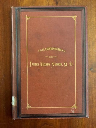 Item #101004 IN MEMORIUM. James Busby Norris, M.D., Chattanooga, Tennessee