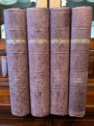 Item #101048 North Carolina, Rebuilding an Ancient Commonwealth 1584-1925. Complete Four Volume...