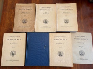 Item #101057 Correspondence of Andrew Jackson. Complete Seven Volume Set. John Spencer Bassett