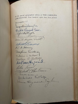 The Carolina Low Country. SIGNED Copy.