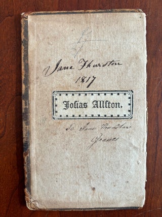Item #101153 18th Century Josias ALLSTON Bookplate from Charleston, South Carolina, THURSTON Family