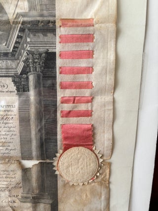 1826 South Carolina Masonic Document, Promotion to Royal Arch Mason.