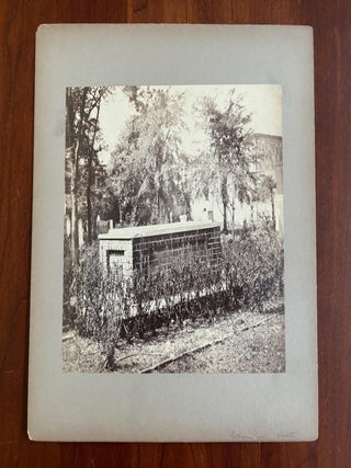 Item #101172 Large albumen photograph of the grave of John C. Calhoun, St. Philip’s Churchyard...