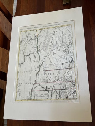 The Cherachesi Country, with the western part of North Carolina, and Virginia. Cherokee. Antonio Zatta.