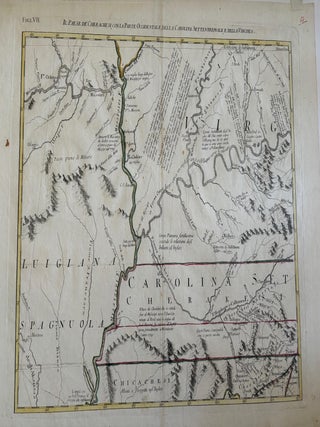 The Cherachesi Country, with the western part of North Carolina, and Virginia. Cherokee.