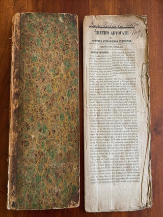 Item #101211 Truth's Advocate and Monthly Anti-Jackson Expositor. An Association of Individuals
